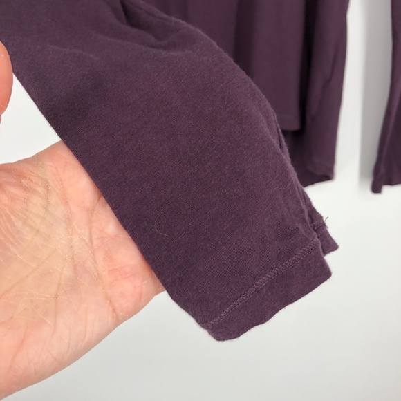 Calia Womens Top Size Large Grape Purple Active Mesh Open Back Workout Gym Gorp - Picture 3 of 12